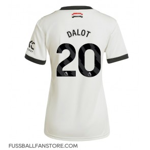 Manchester United Diogo Dalot #20 Replik 3rd trikot Damen 2024-25 Kurzarm